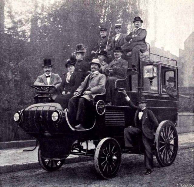 اتوبوس برقی برلین  المان 1899